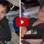 Prekëse: Vogëlushin e kishte zënë gjumi nën gërmadha, ekipi i shpëtuesve i thonë “mirëmëngjes” (VIDEO)
